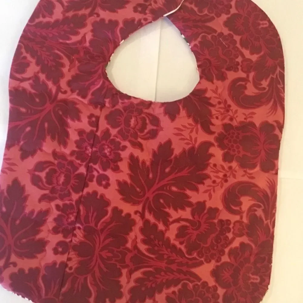 3/$25 or $12 ea.  NWT Handmade Quilted Reversible Baby Bib.